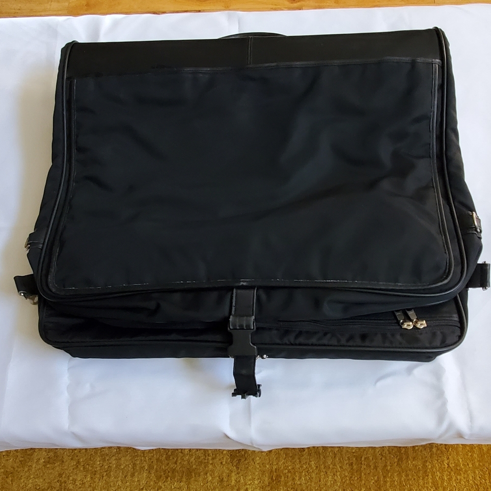 Vintage Coach Leather Canvas Garment Bag - Picture 3 of 9